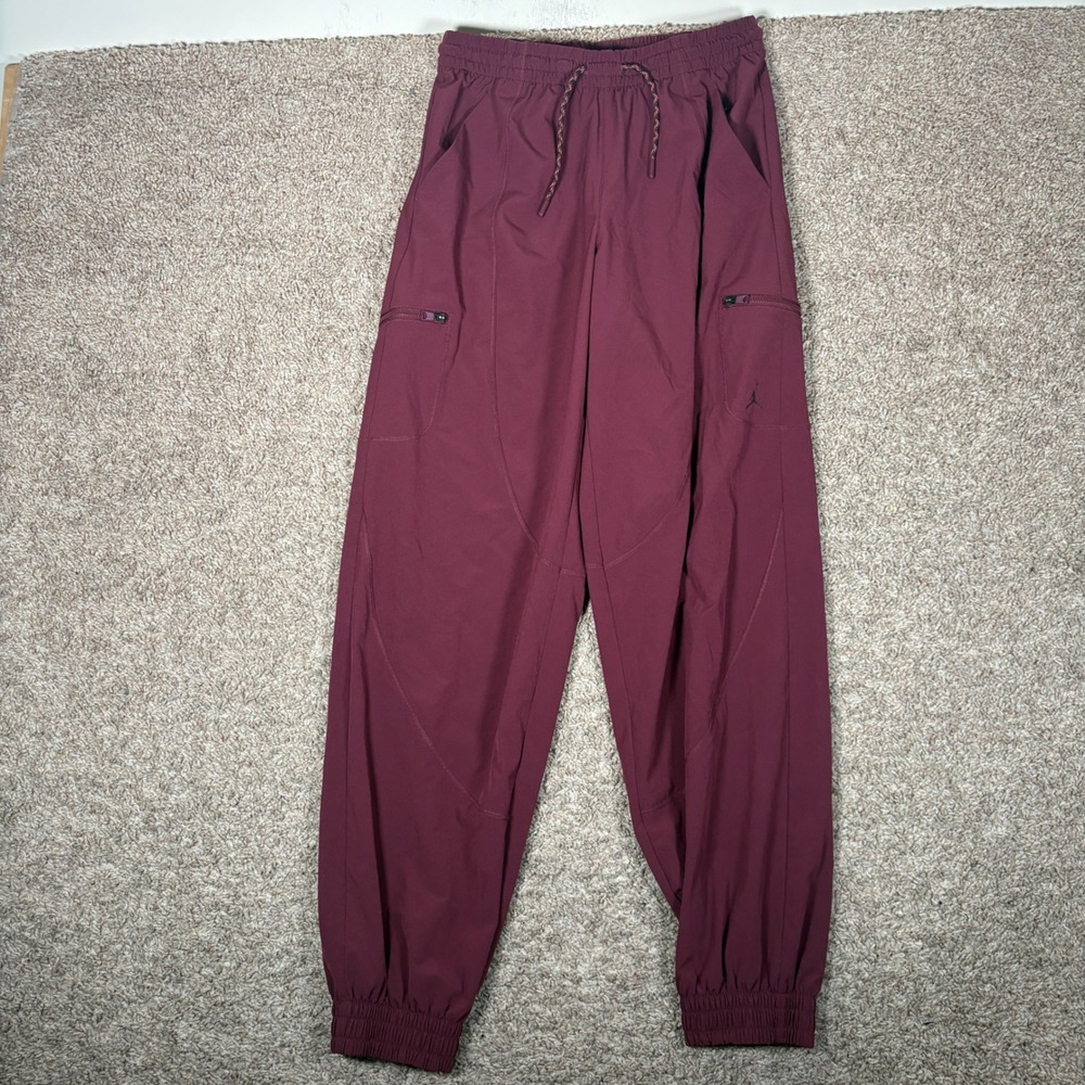 Jordan Dri-FIT Sport Woven‎ Cargo Pants Burgundy Mens Small FB4659-681 Joggers
